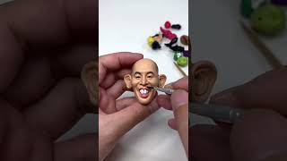 Clay Artisan JAY ：Sculpting a Funny Face from Clay [upl. by Mile]