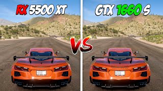 RX 5500 XT 8GB vs GTX 1660 Super 6GB  Test in 7 Games in 2024 [upl. by Ahsiekin781]