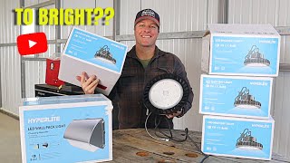 ARE THEY THE BEST SHOPS LIGHTS Hyperlite LED lights install and review [upl. by Lothar457]