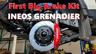 INEOS Grenadier Big Brake Kit  First Look [upl. by Wyon]