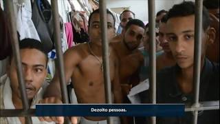 Presos em Pernambuco constroem favela dentro de penitenciária superlotada [upl. by Pacorro]