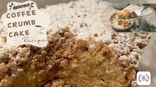 Delicious Coffee Crumb Cake Recipe [upl. by Sollows]