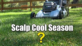 Scalping Cool Season Grass  Yes or No [upl. by Phillie]