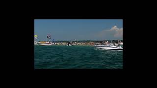 Torch Lake Sandbar July 3rd Northern Michigan short [upl. by Ynetsed]