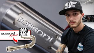 Bassani Road Rage 2 into 1 Exhaust for Harley Davidson Road king [upl. by Glassco453]