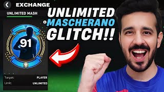 HOW TO GET UNLIMITED MASCHERANO FOR FREE  FC MOBILE 25 [upl. by Anairo150]