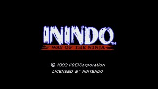 Inindo  Way of the Ninja  Super Nintendo Entertainment System  Intro amp Title Screen [upl. by Suedaht199]