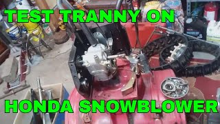 Rebuild Tips Honda HS928 Snowblower Right Side Transmission Gear Case HondaSnowblowerEnthusiasts311 [upl. by Ynnavoj179]