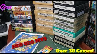 SNK Neo Geo MVS Collection Tour [upl. by Smukler]