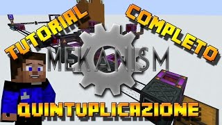 MEKANISM tutorial completo lavorazione minerali quintuplicare duplicare e raffinare ITA PARTE2 [upl. by Sorazal]