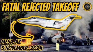 Honda Jet Crash Falcon Field Mesa AZ 5 Nov 2024 [upl. by De Witt]