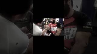 Bro defeated Levan 💀 sport edit motivation armwrestling levansaginashvili [upl. by Ttenaej]