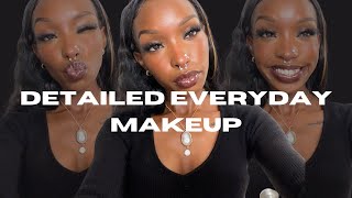 detailed everyday makeup tutorial [upl. by Raman]