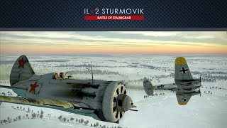 IL2 Battle of Moscow I16 Type 24 v1107c [upl. by Reisch146]