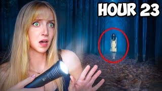 24 hours in a Haunted Forest GONE WRONG [upl. by Hamel]