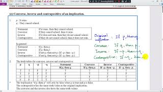 KSSM Form 4 Modern Maths 31 Statements Part 3 [upl. by Netty]