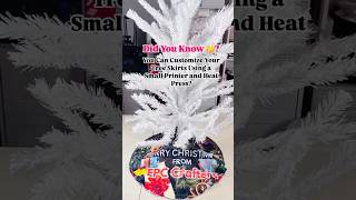 How to Sublimate a Christmas Tree Skirt using a Small Printer and Heat Press [upl. by Lenora]