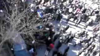 Tunisia Riots Ettadhamen City Intila9a 11 January 2011mp4 [upl. by Tizes55]