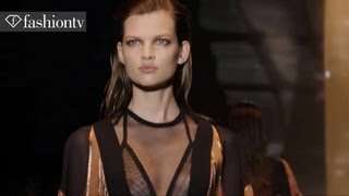 Gucci SpringSummer 2014  Milan Fashion Week MFW  FashionTV [upl. by Arrahs]