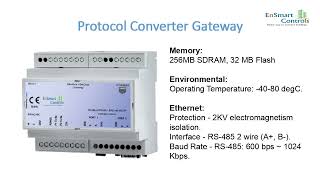 EnSmart Controls  ModBusBACnet Protocol Converter [upl. by Dnana544]