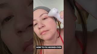 👀 HOW TO FIX HOODED EYES 👁️ niralaser beautytools [upl. by Coffey]