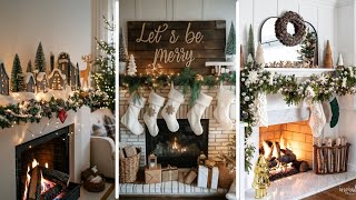 Inspiring Christmas Mantel Decor Elevate Your Fireplace Festivities [upl. by Inattirb]