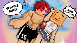 💖 PRETTY GIRL WONT show FACE in SCHOOL  TOP1 HOTBOY IS MINE  Roblox Love Diaries [upl. by Wheelwright]