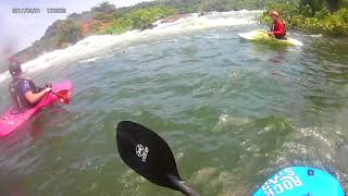 Itanda Falls on the White Nile Uganda [upl. by Asiole673]