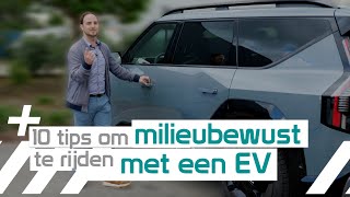 10 tips om milieubewust te rijden met een EV in samenwerking met KIA [upl. by Hattie]