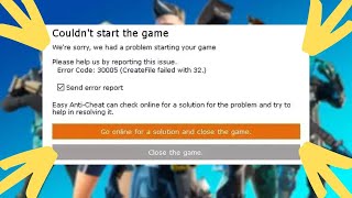 How To Fix Fortnite Launch Error 30005 [upl. by Cris]