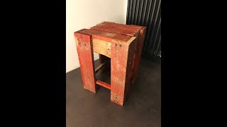 tabouret en palette [upl. by Liuqa]