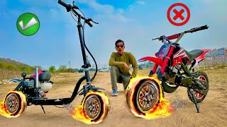 RC 125CC Dirt Bike Vs RC Mini Scooter  Chatpat toy TV [upl. by Fisa]