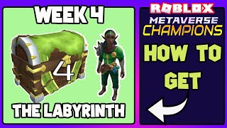 EVENT How To Get Wrens Treasure Chest 4 in The Labyrinth  Roblox Metaverse Champions [upl. by Gamages651]