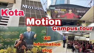 Motion Campus kota 🏩Visiting Vlog with all information 100 Scholarship amp near by Hostel or Pg 🥰 [upl. by Maroj]