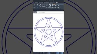 ⭐ Star ✨ pattern in AutoCAD 2D drawing star pattern autocadd [upl. by Carlen635]