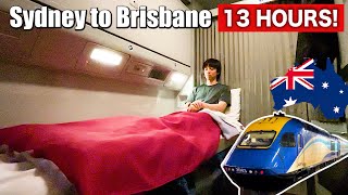 🇦🇺Riding Australias Hidden First Class Sleeper Train from Sydney to Brisbane  The XPT [upl. by Euqinad]