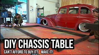 DIY Chassis table for the Austin street rod build [upl. by Gerta284]