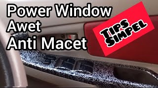 Cara merawat Power Window yang mudah tapi jarang diketahuitoyota [upl. by Barbe559]