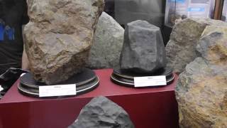 Chondrite Meteorites Museum of natural history Vienna [upl. by Belding]