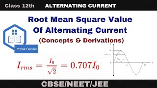 Root Mean Square Value Of Alternating Current Alternating Current cbse jee neet ncert [upl. by Adelind537]