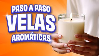 Cómo hacer velas aromáticas caseras con POCO dinero [upl. by Aniretac]