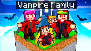 Having An VAMPIRE FAMILY in Minecraft [upl. by Anirtak846]