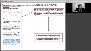 09052018  Nuovo regolamento privacy come organizzarsi [upl. by Irmgard]