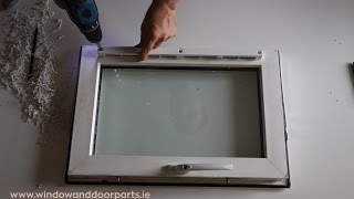 How to retro fit a trickle vent in a uPVC window [upl. by Ahrens]