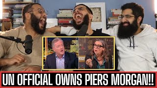 UN LADY ENDS PIERS MORGANS CAREER  MUSLIM REACT [upl. by Ace551]