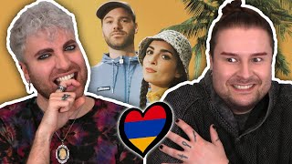 REACTION LADANIVA  Jako  ARMENIA Eurovision 2024 [upl. by Dahsra]