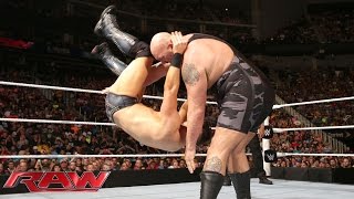 Big Show vs The Miz Raw July 20 2015 [upl. by Boys]