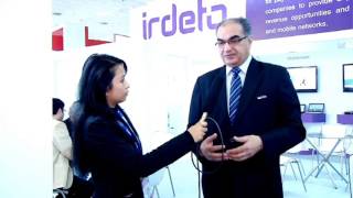 Irdeto Interview  23rd Convergence India 2015 expo [upl. by Soinotna]