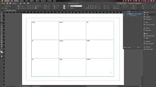 Creare tabelle con InDesign [upl. by Marybeth]