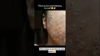 Chia seeds face mask viral Korean chia seeds mask shorts youtubeshorts [upl. by Risay]